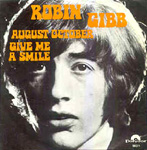 обложка синла. August October / Give me a smile -  февраль 1970.